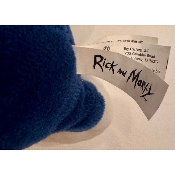 6" Toy Factory Adult Swim Sitting Morty Plush Toy Stuffed Excellent Condition - Picture 4 of 5